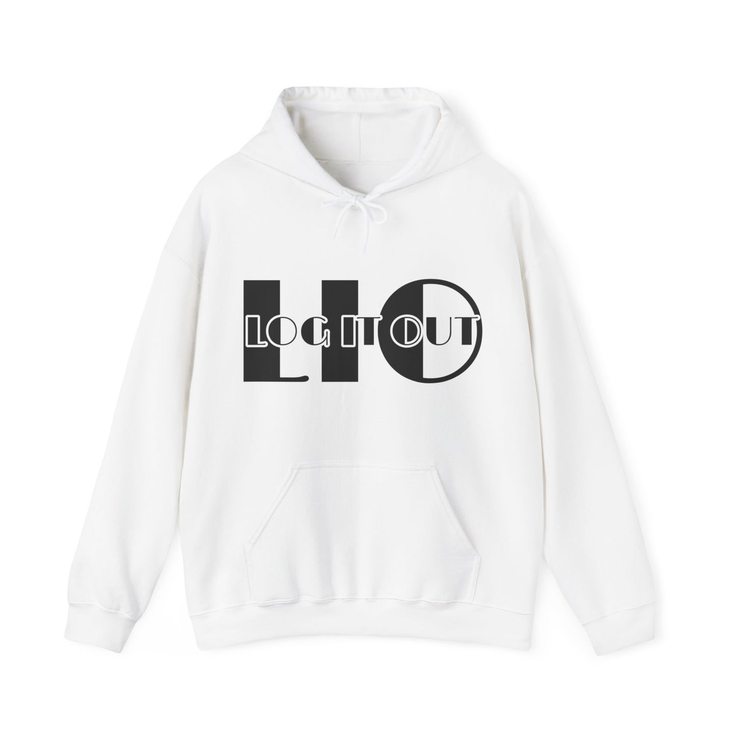 Log it out Unisex Heavy Blend™ Hooded Sweatshirt