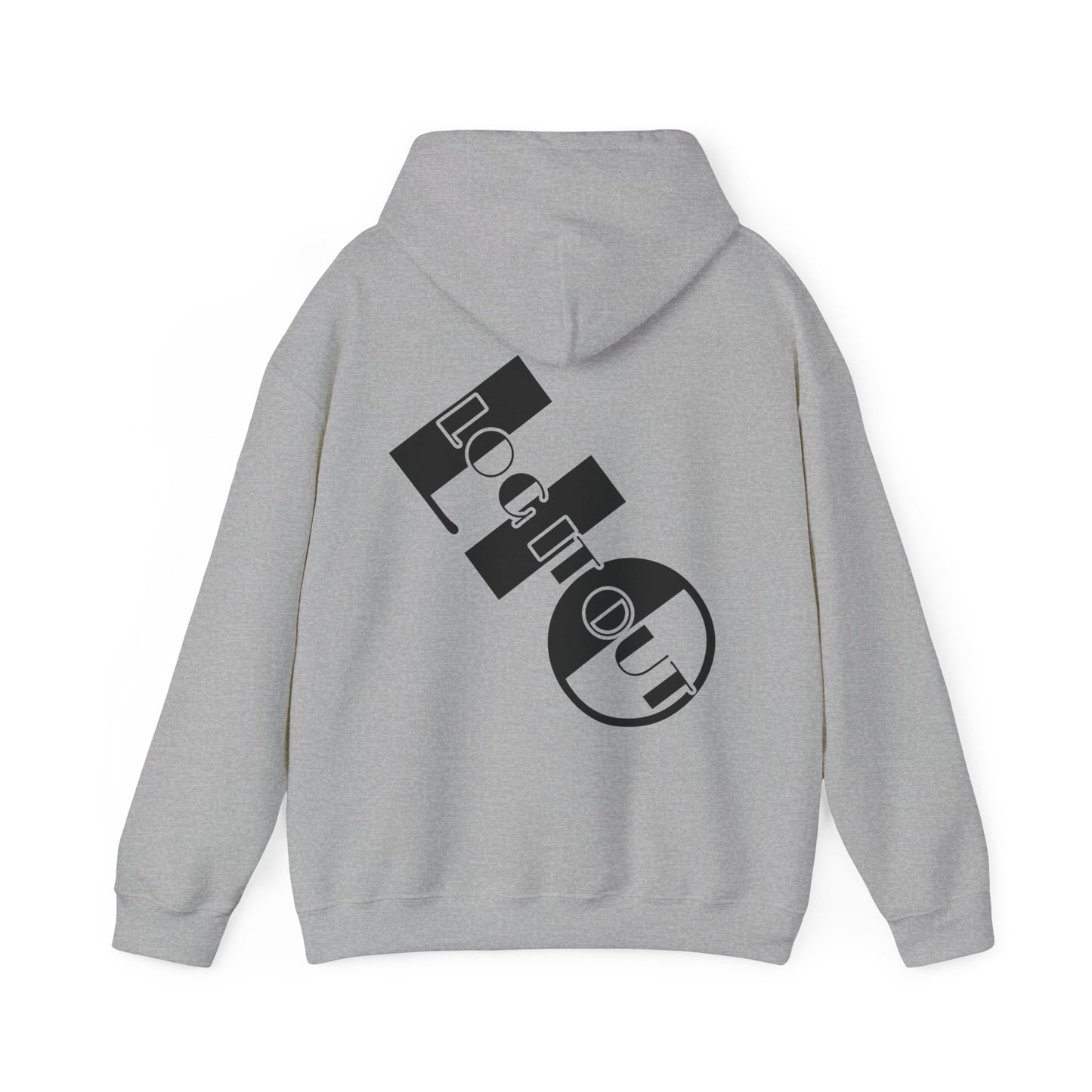 Log it out Unisex Heavy Blend™ Hooded Sweatshirt