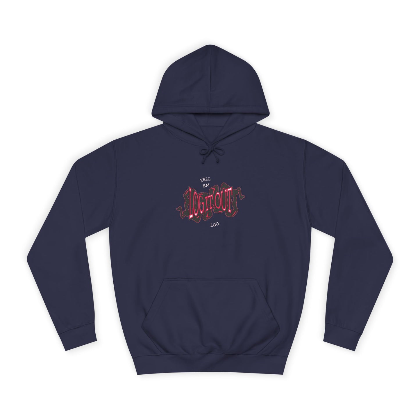 Unisex Hoodie with 'Log it Out' Design, Cozy Sweatshirt,Trendy Apparel, Gift, Lounge Wear, Trendy Hoodie