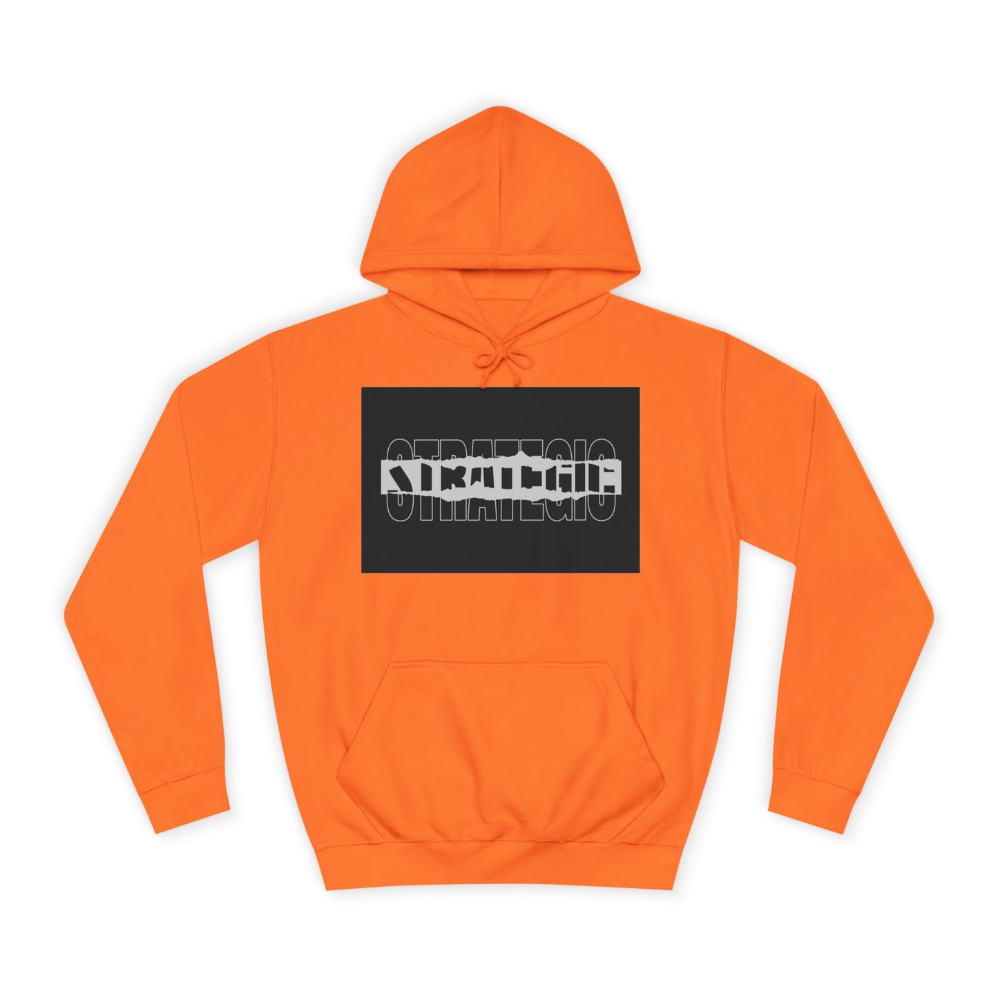 Unisex Hoodie with Strategic Print, Casual Sweatshirt,Gift, Trendy Apparel, Everyday Wear
