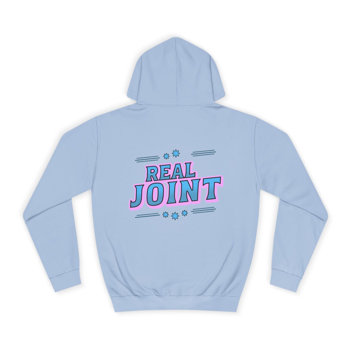 Unisex Hoodie - 'Real Joint' Graphic Sweatshirt for Casual Style