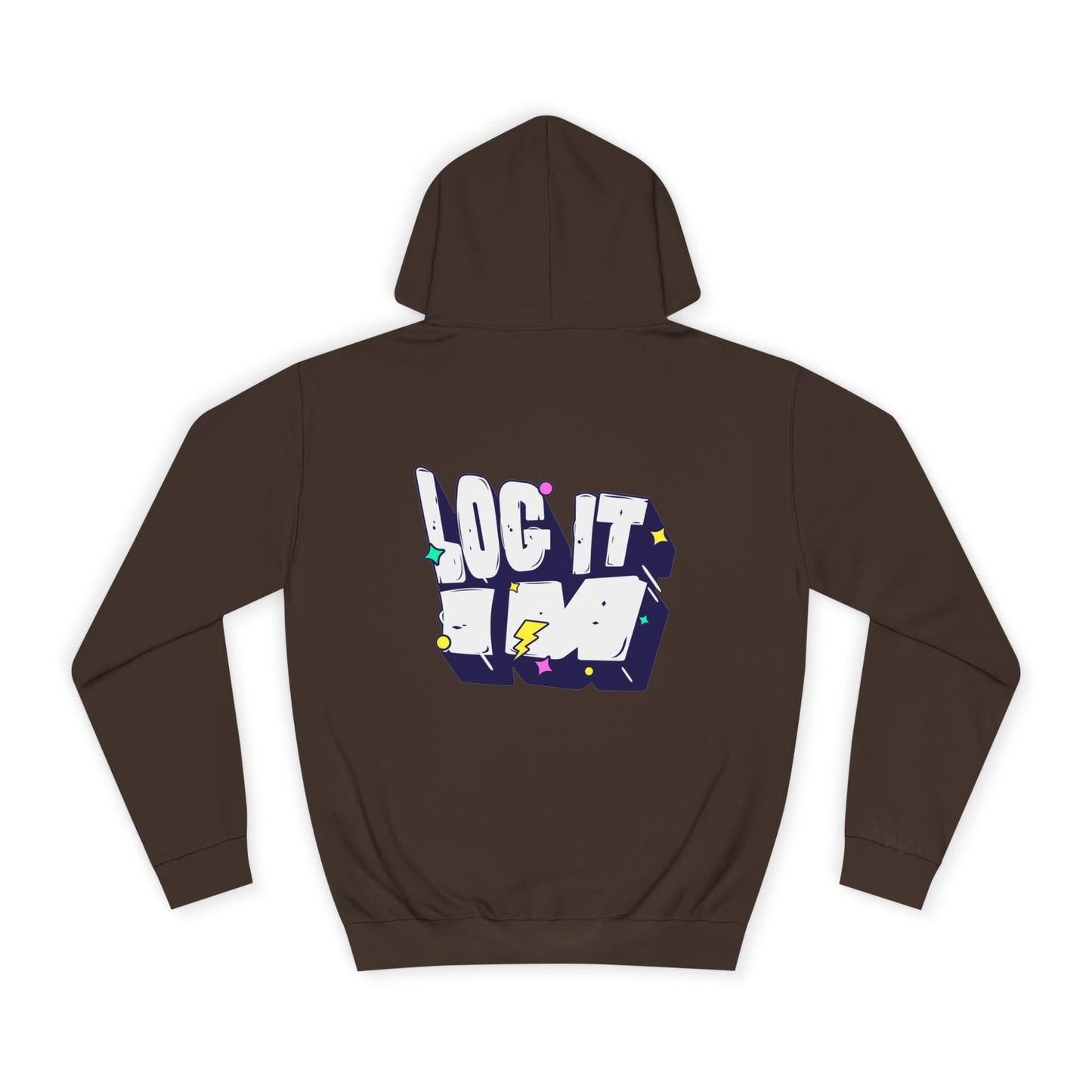 Vibrant Unisex LOG IT IN Hoodie, Trendy Streetwear, Apparel, Unique Gift, Casual Everyday Wear