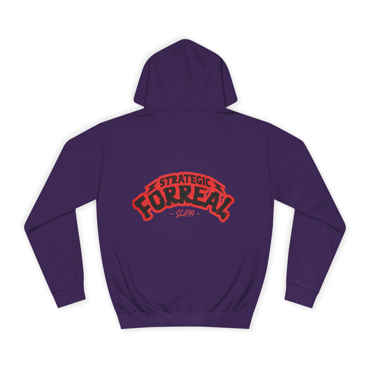 Unisex Hoodie - Strategic Forreal Design, Perfect for Casual Wear