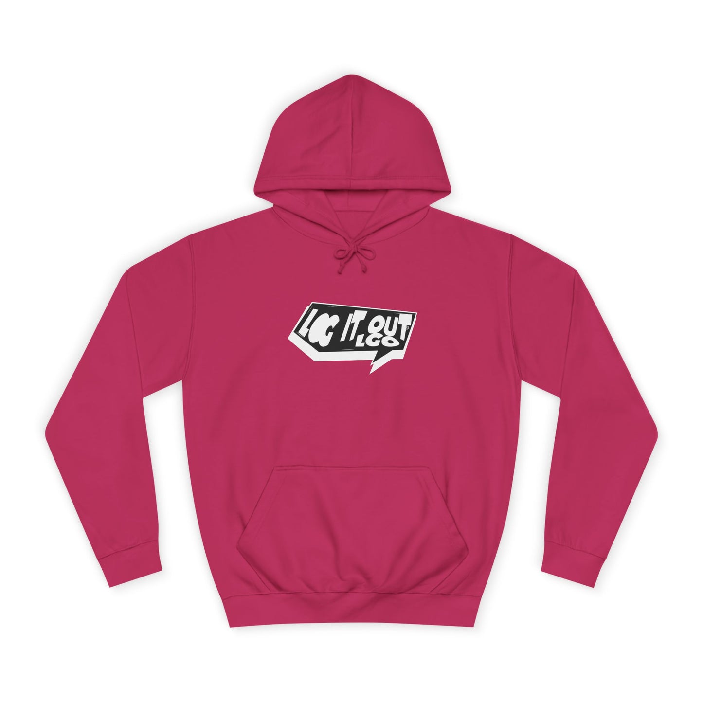 Chill Vibes Unisex Log it out Hoodie - Perfect for Campus Wear, Gifts, Casual Outfits, Fall/Winter Style, Cozy Fashion