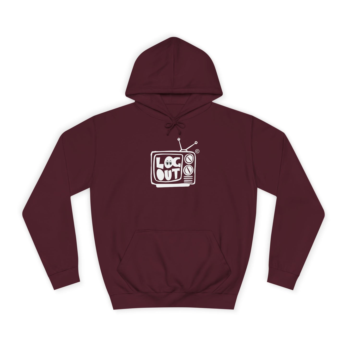 Unisex LOG OUT Hoodie, Cozy Wear, Casual Style, Gift, Trendy Spirit, Everyday Comfort