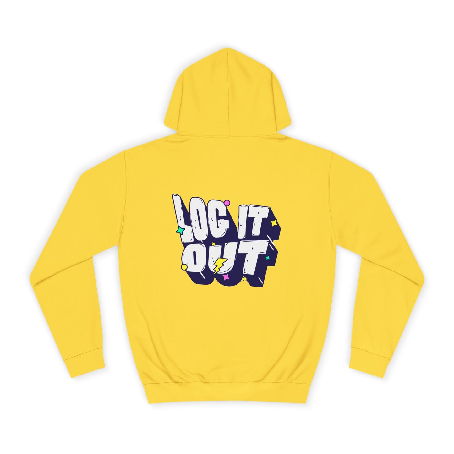 Unisex Hoodie with 'LOC IT OUT' Graphic, Cozy Casual Wear, Perfect for Events, Great Gift Idea