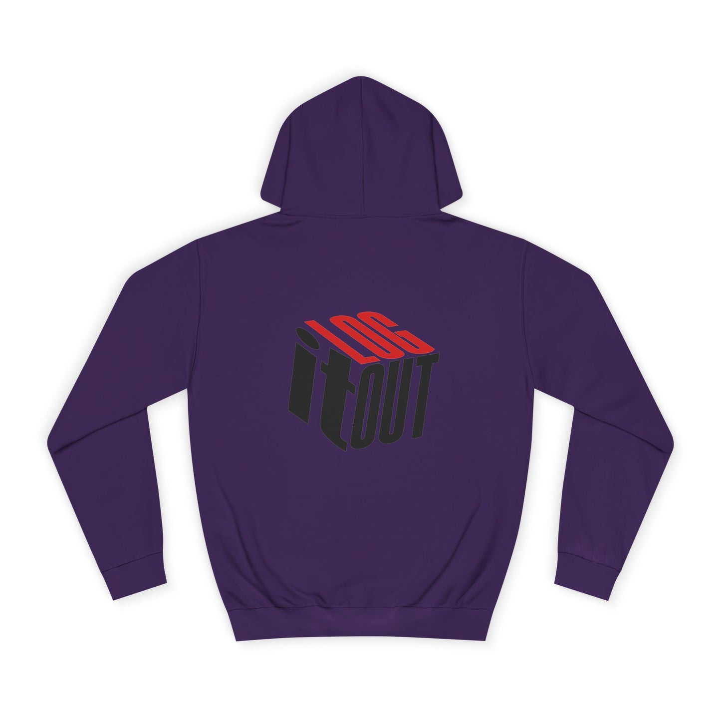 Stylish Unisex Log it out Hoodie with Trendy Graphic, Casual Wear, Cozy Gift, Fun Hoodie for Everyday Use,