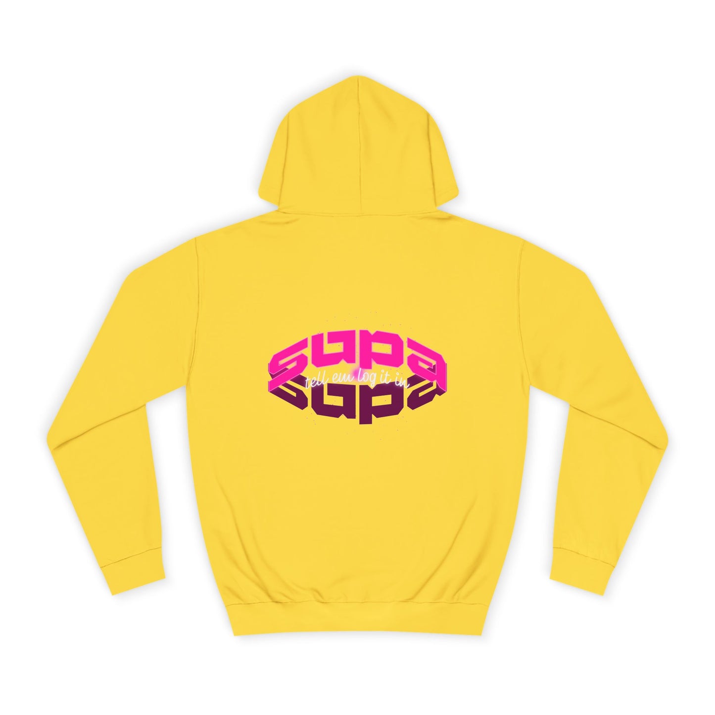 Stylish Trendy Hoodie with 'Supa' Design, Unisex Casual wear for Everyone, Perfect for Everyday Life, Gift, Bright hoodie