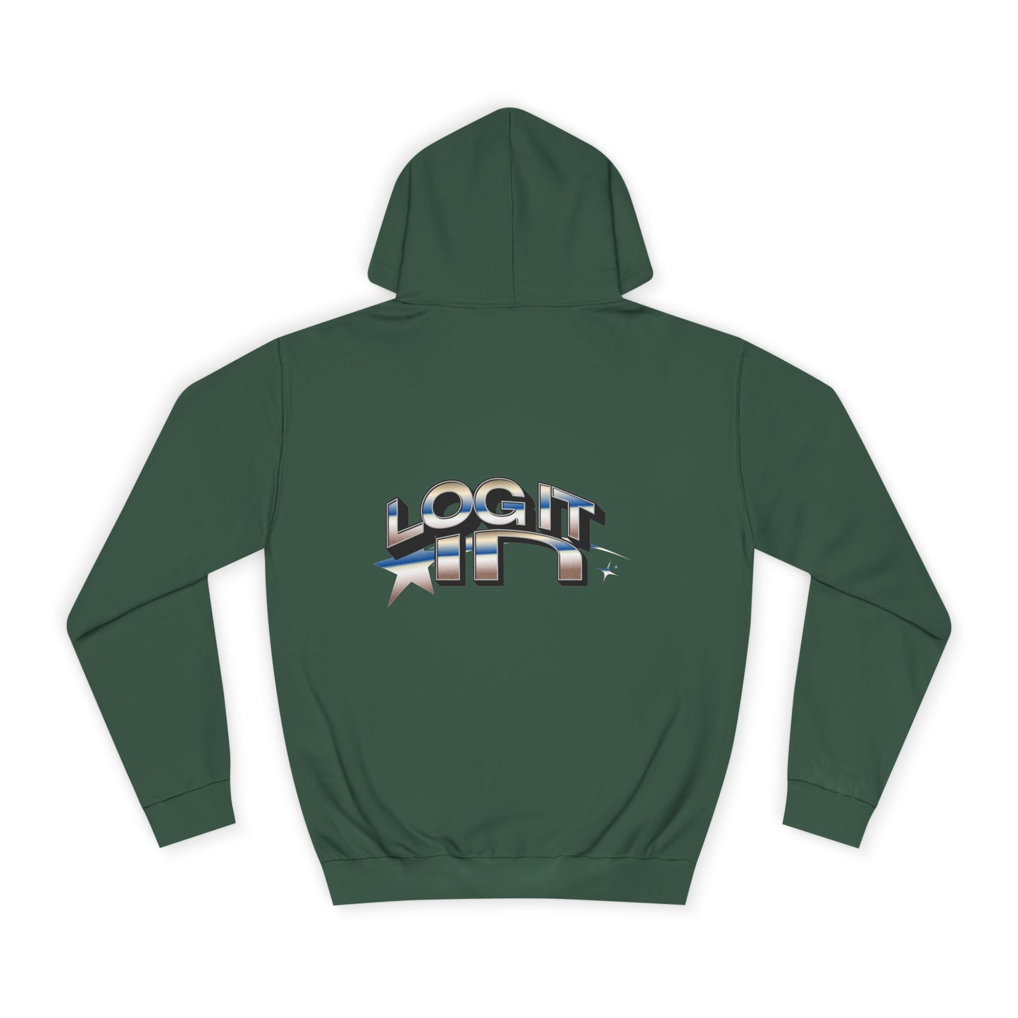 Unisex Hoodie - Log it in Design, Ideal, Cozy Gift, Custom Apparel, Perfect for Graduation, Casual Wear