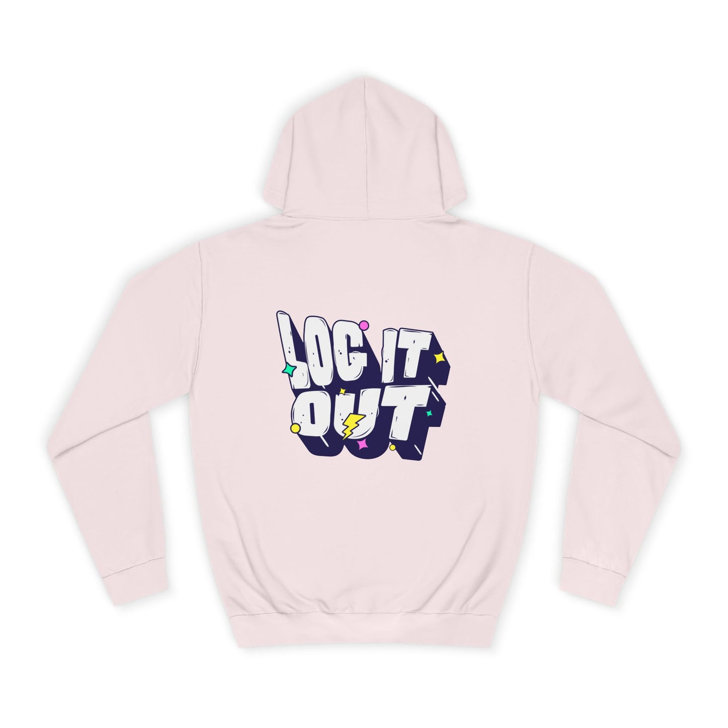 Unisex Hoodie with 'LOC IT OUT' Graphic, Cozy Casual Wear, Perfect for Events, Great Gift Idea