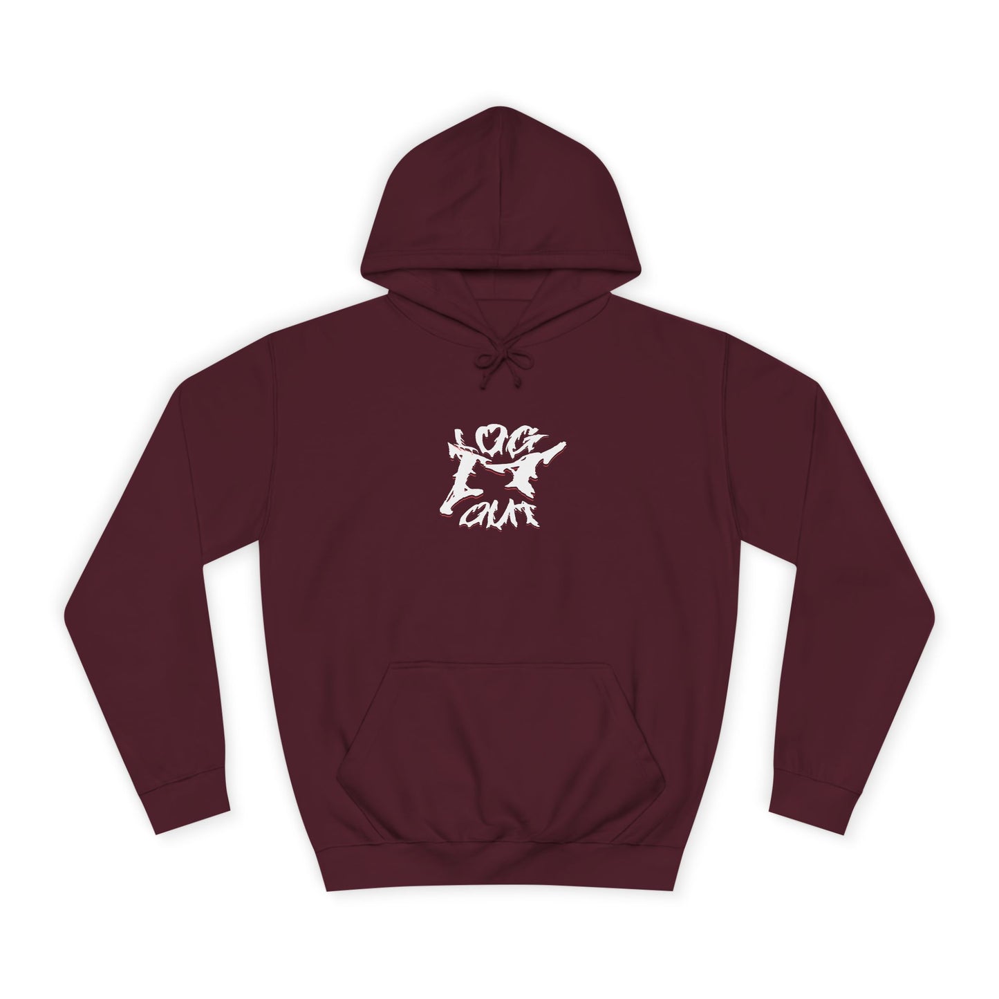 Unisex Log it out Hoodie - Trendy Graphic Sweatshirt, Perfect for Life, Great Gift for Graduation,