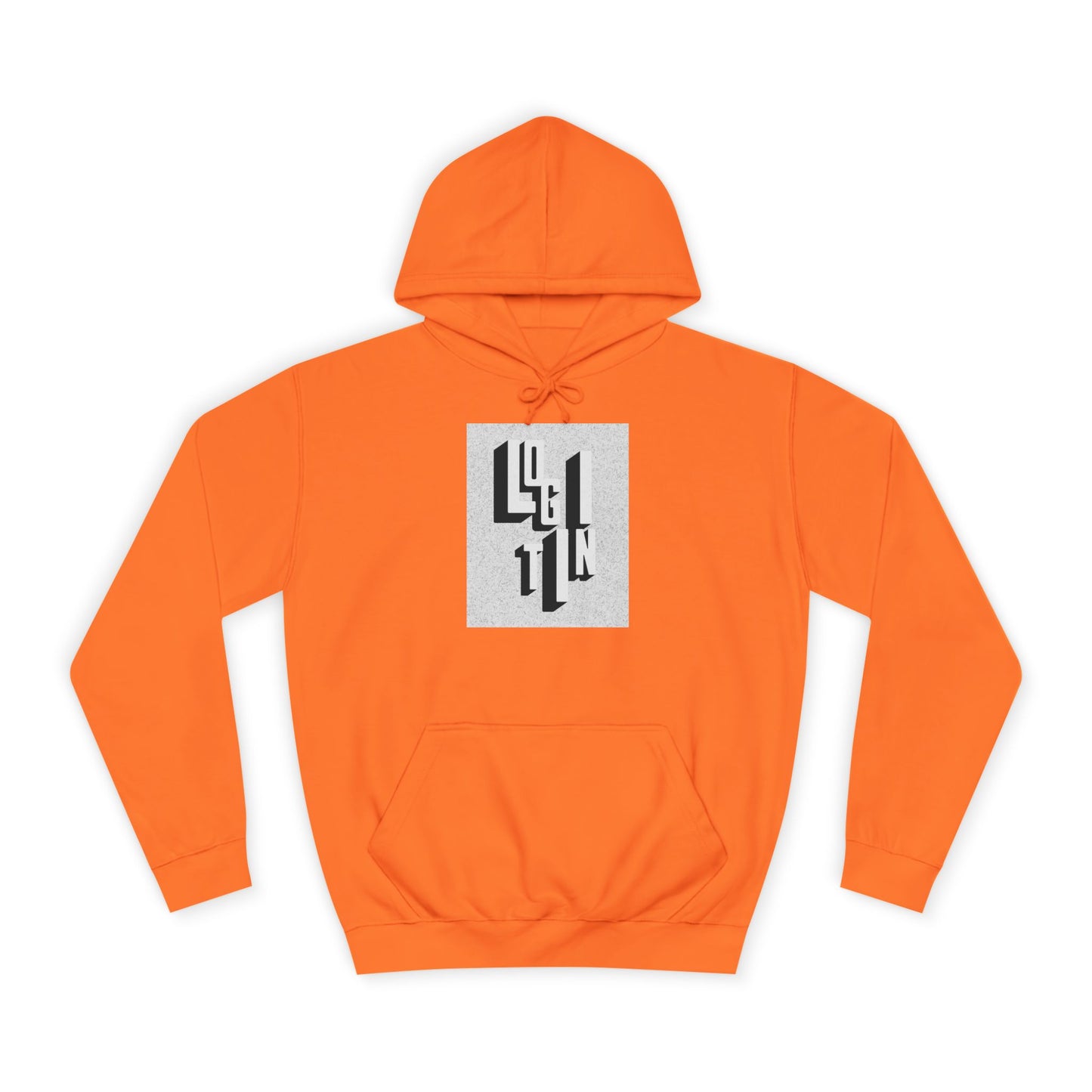 Minimalist Hoodie, Unisex Sweatshirt, Cozy Campus Wear, Student Gift, Modern Graphic Hoodie