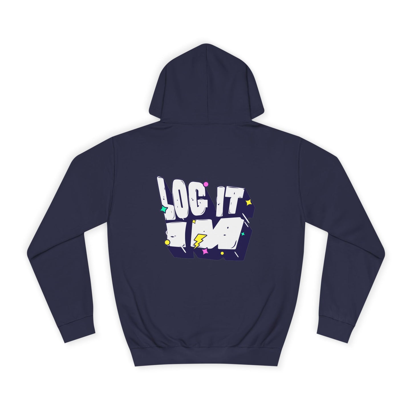 Vibrant Unisex LOG IT IN Hoodie, Trendy Streetwear, Apparel, Unique Gift, Casual Everyday Wear