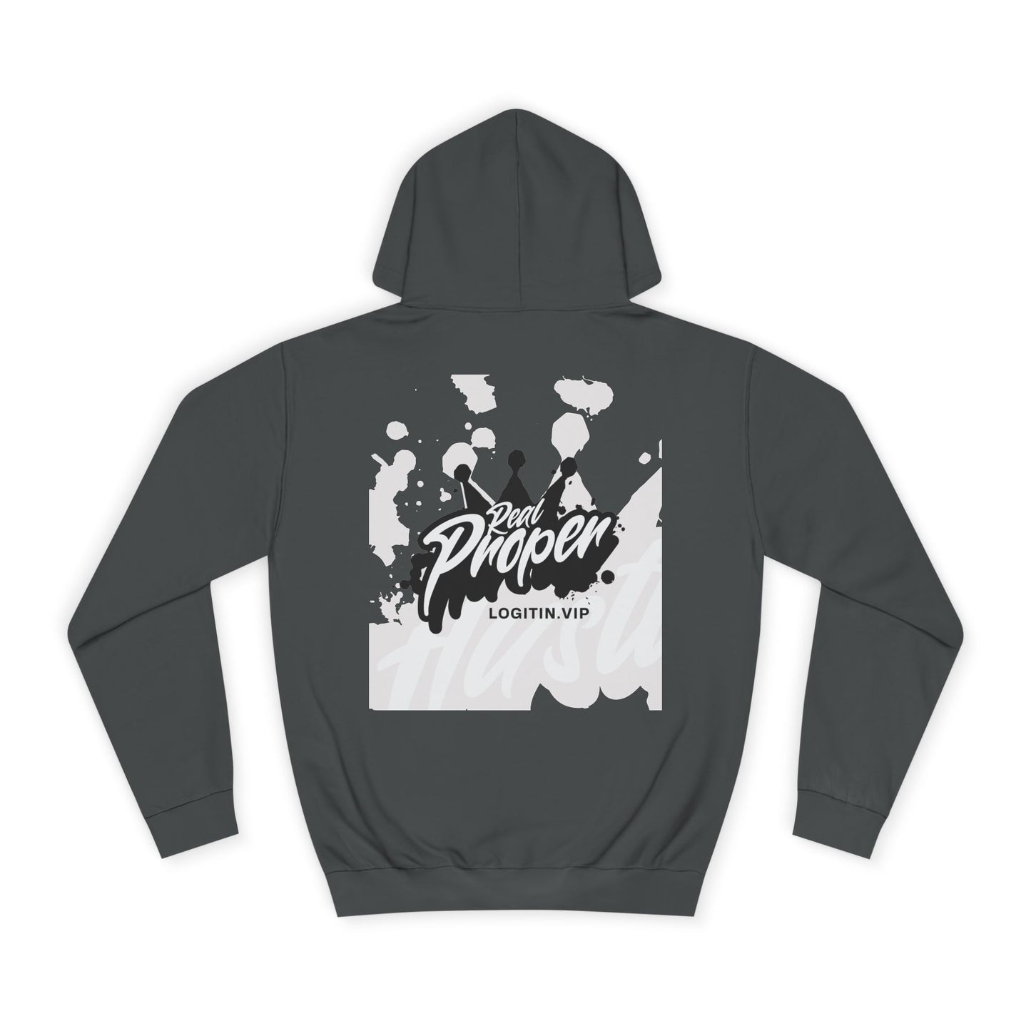 Unisex Hoodie with 'Real Proper' Design | Stylish Casual wear ,Events, Lounge, Gift Idea