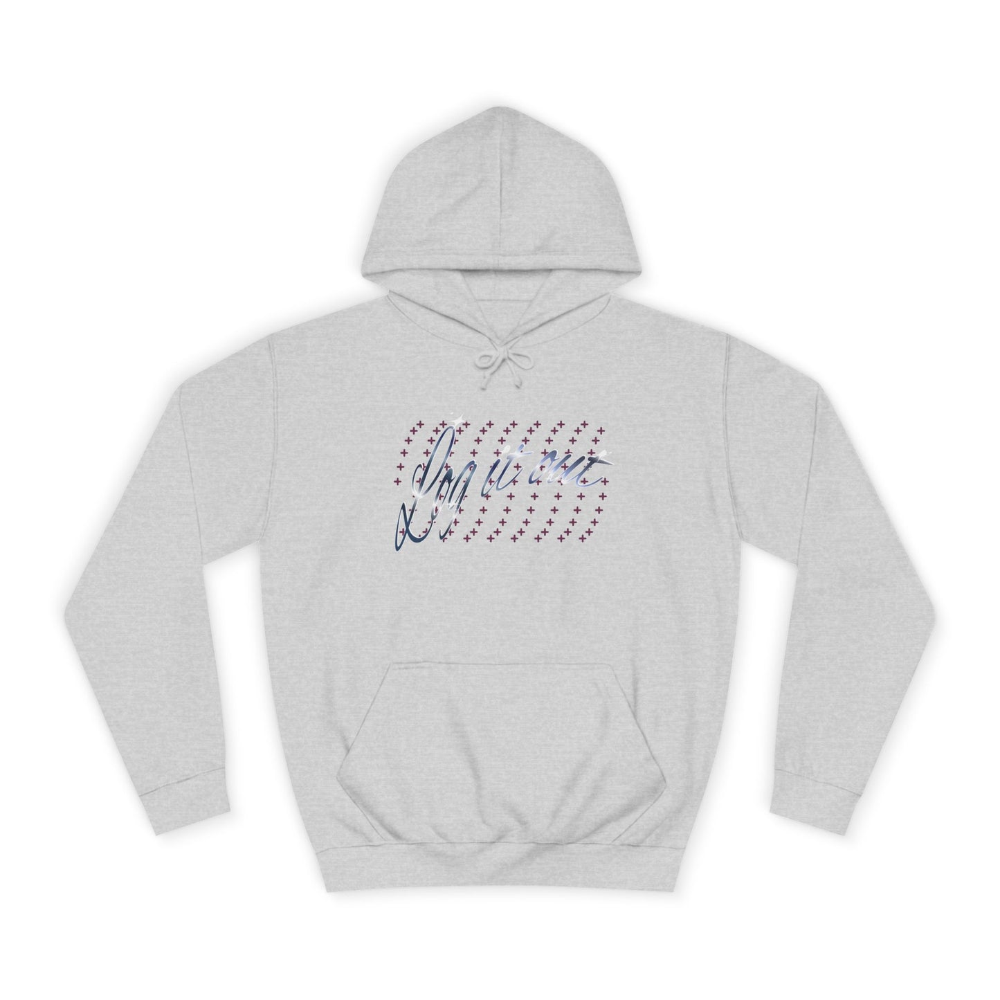 Stylish Unisex 'Log it out' Hoodie with Trendy Script Design, Perfect for Casual Wear, Gift, Apparel, Unisex Fashion