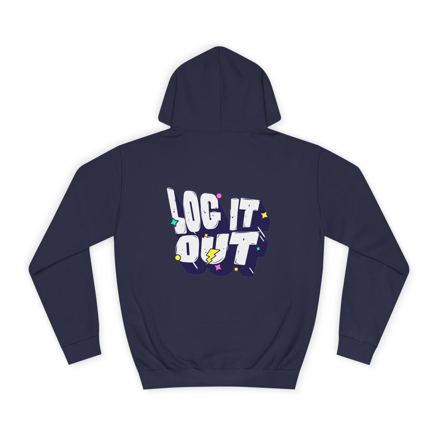 Unisex Hoodie with 'LOC IT OUT' Graphic, Cozy Casual Wear, Perfect for Events, Great Gift Idea