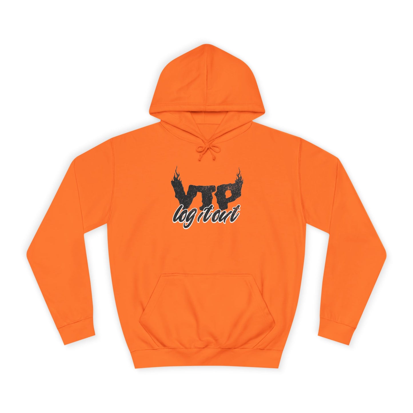 Unisex Log it Out Hoodie with Bold Logo, Casual Streetwear, Perfect for Any Thing, Comfortable Gift for Everyday Wear