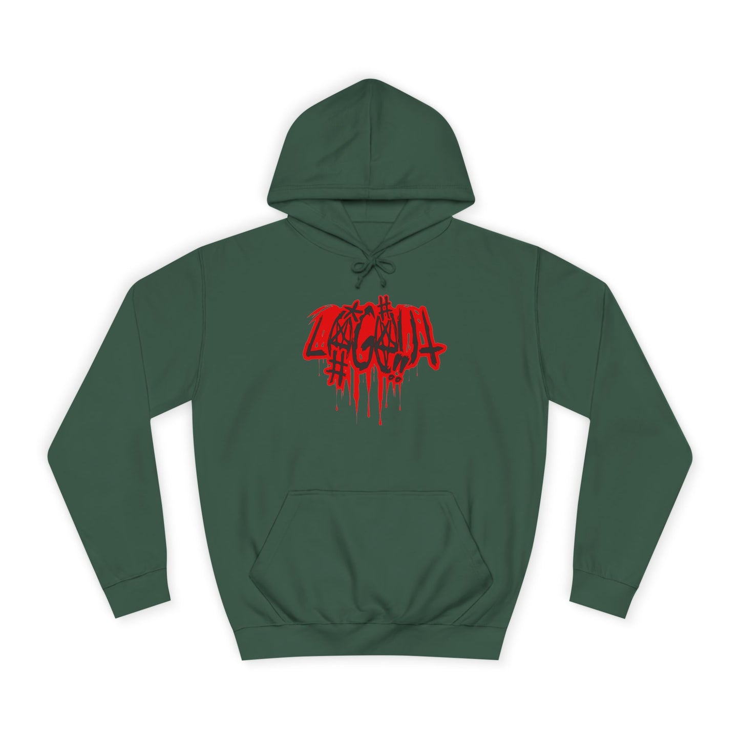 Bold Graffiti log out Hoodie, Unisex Streetwear, Comfortable Casual Wear,