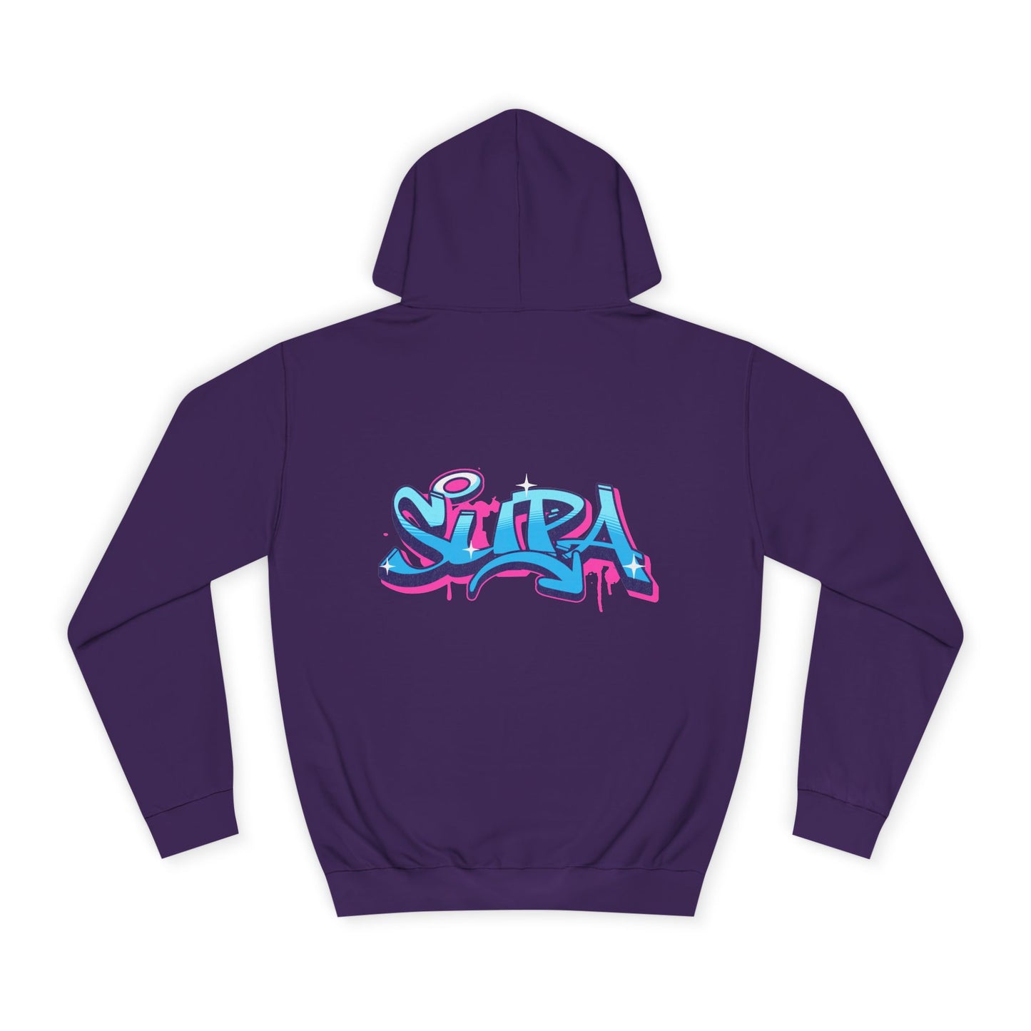 Unisex Hoodie with Colorful Graffiti Design - Casual Streetwear, Custom Apparel, Gift, Everyday Wear, Cozy Layering