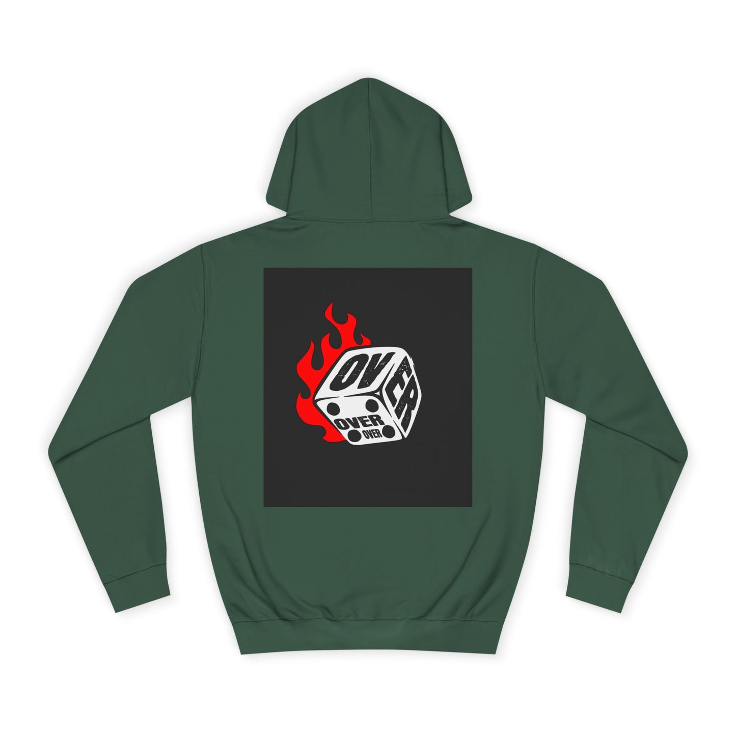 OVER Graphic Hoodie, Oversized Sweatshirt, Trendy Unisex Hoodie, Gift, Casual Layering Top
