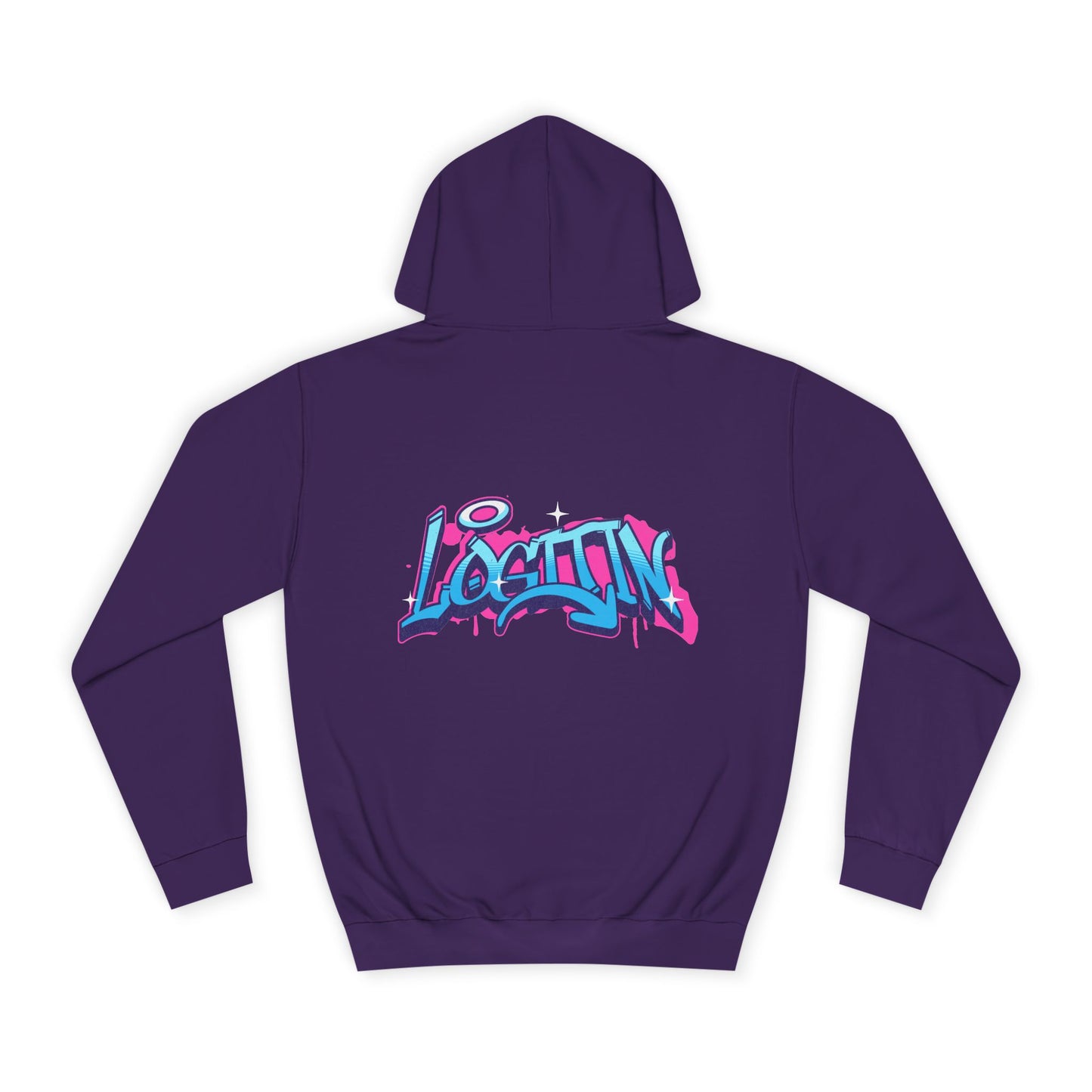 Vibrant Log it in Hoodie, Unisex Cozy Sweatshirt, Trendy Streetwear, Perfect for Life, Gift for Stylish Fall Apparel