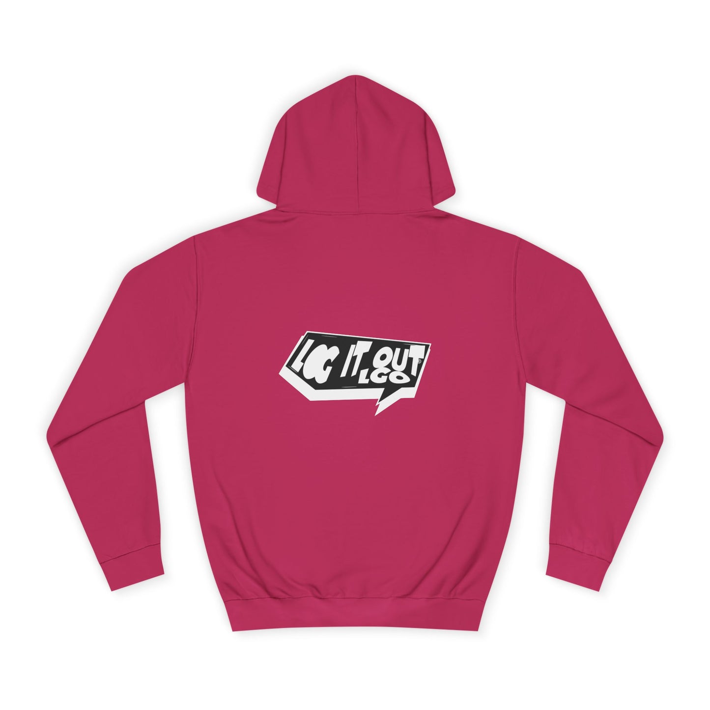 Chill Vibes Unisex Log it out Hoodie - Perfect for Campus Wear, Gifts, Casual Outfits, Fall/Winter Style, Cozy Fashion