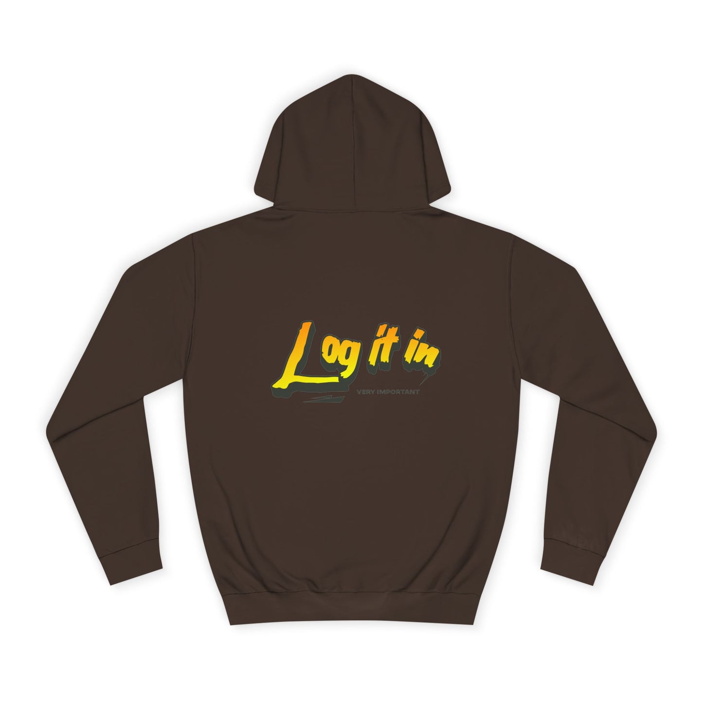 Vibrant Unisex Hoodie - Perfect for Every day Life, Cozy Fall Days, Gifts, Casual Wear, Log it In Design