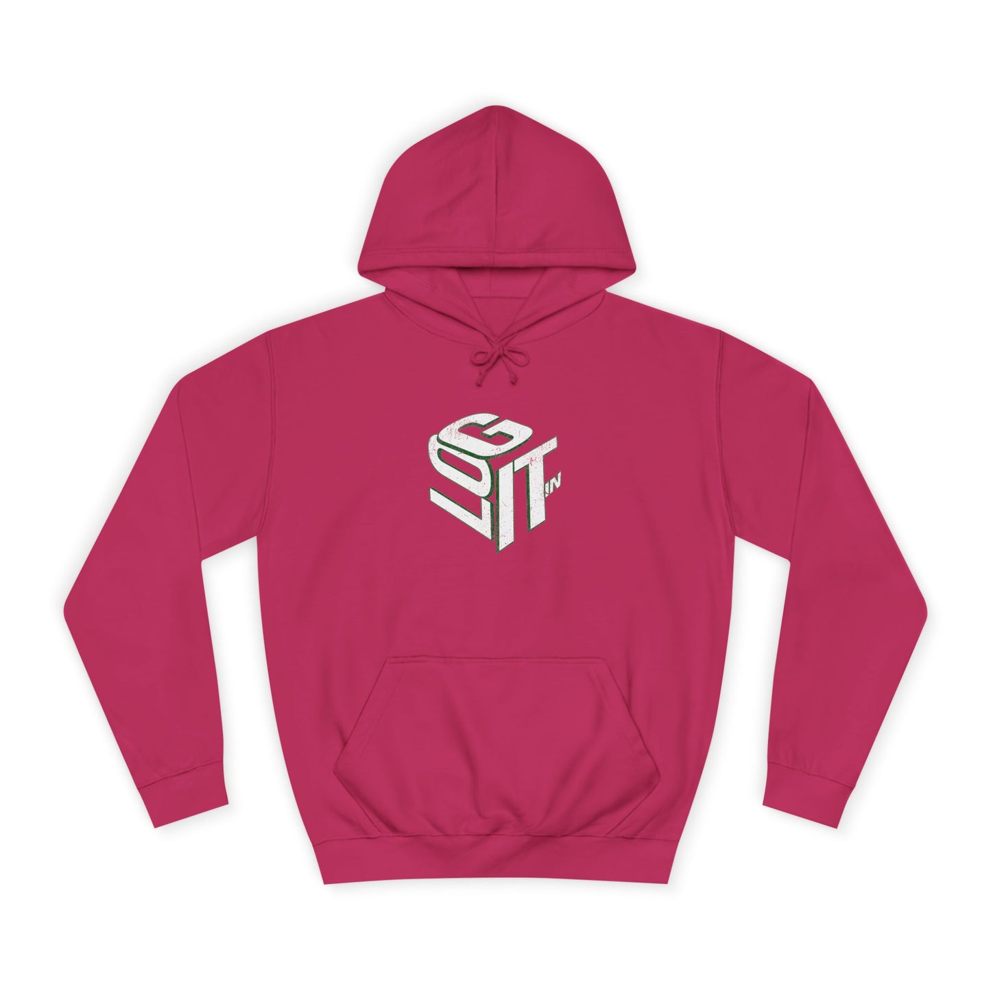 Stylish Unisex Hoodie with Design, Log it in Sweatshirt, Casual Hoodie, Modern Apparel, Unique Gear