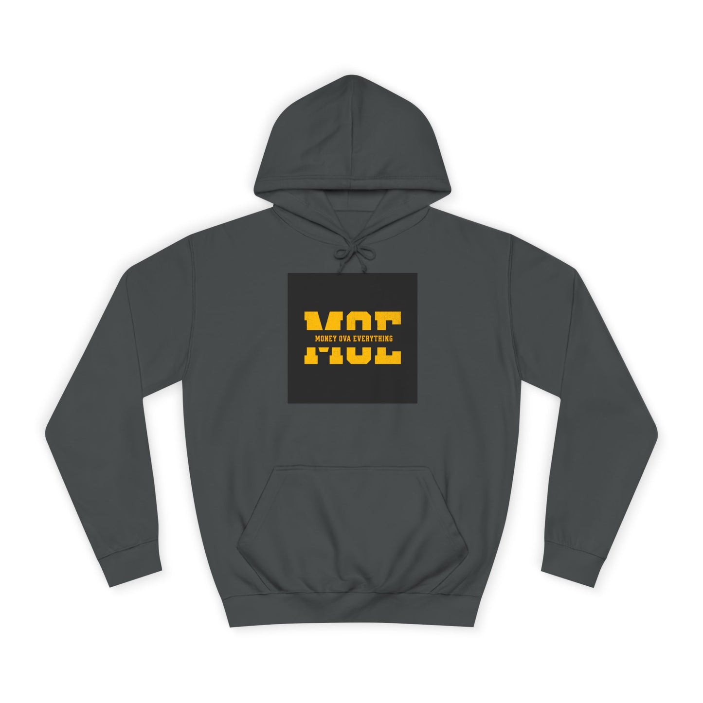 Unisex Hoodie with Bold Message, Money Ova Everything, Perfect for Every day, Money Over Everything, Casual Wear