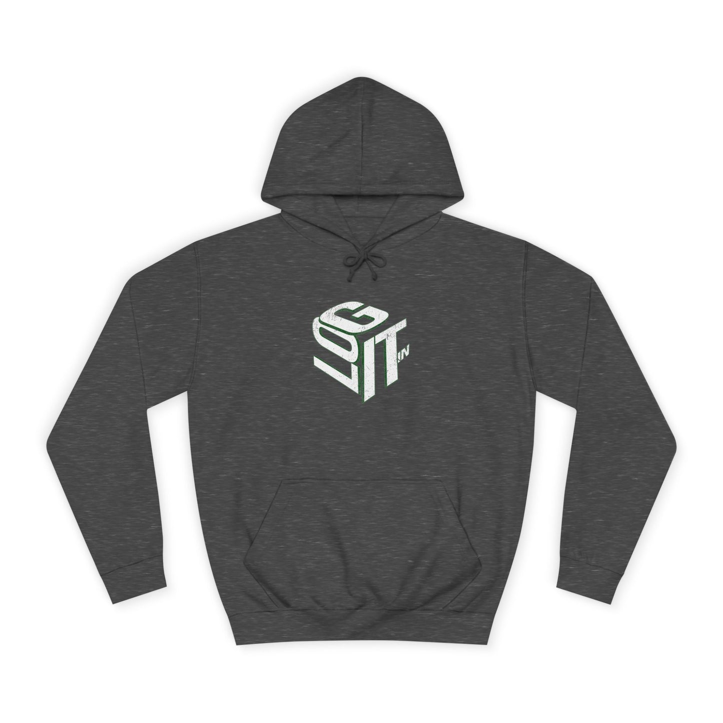 Stylish Unisex Hoodie with Design, Log it in Sweatshirt, Casual Hoodie, Modern Apparel, Unique Gear