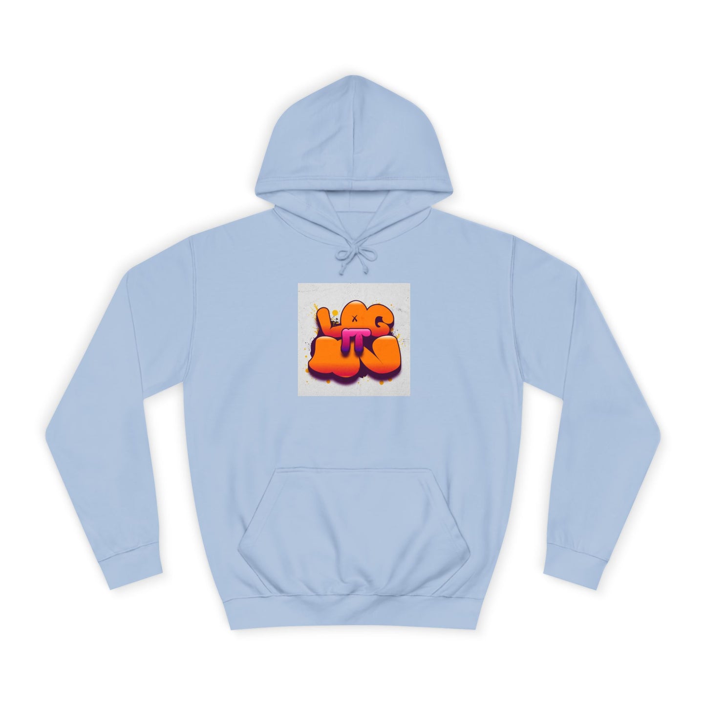 Vibrant Graffiti Log it in Hoodie, Trendy Sweatshirt, Casual Streetwear, Unique Gift, Artsy Apparel