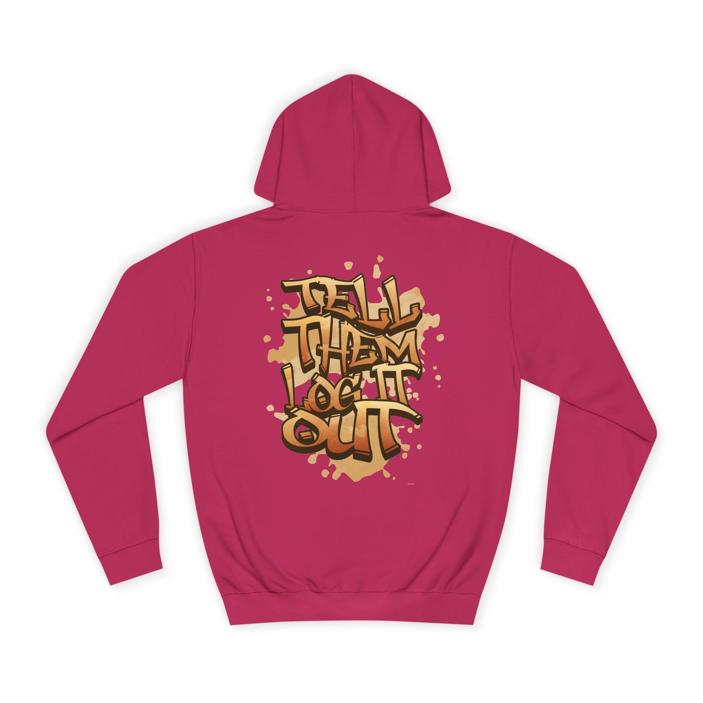 Unisex Hoodie with Graffiti Art, Streetwear Style, Casual Outfit, Gift, Trendy Hoodie for Everyday Life