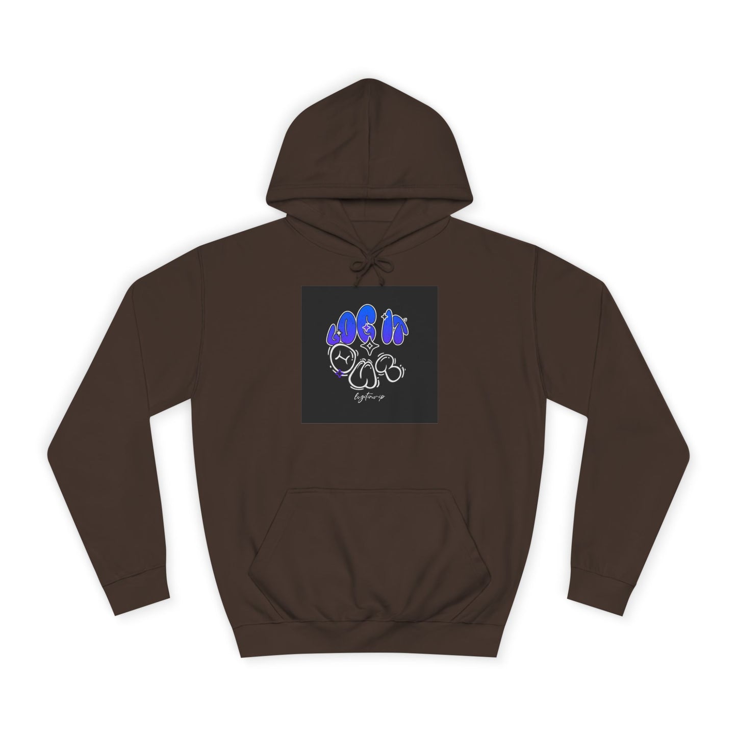 Vibrant Log it out Spirit Hoodie, Unisex Hoodie, Comfortable Sweatshirt, Graphic Hooded Sweatshirt,