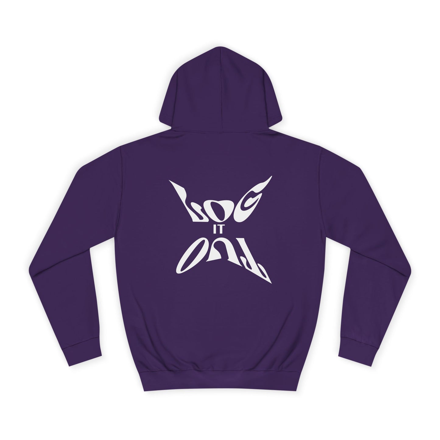Unisex Hoodie with Artistic 'Log It Out' Design, Cozy Sweatshirt, Perfect Gift, Casual Outfits