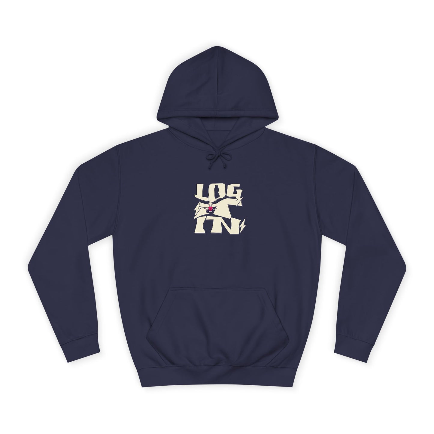 Cozy Unisex Log it in Hoodie - Floral Design, Ideal Gift, Casual Wear, Spring Wardrobe Essentials