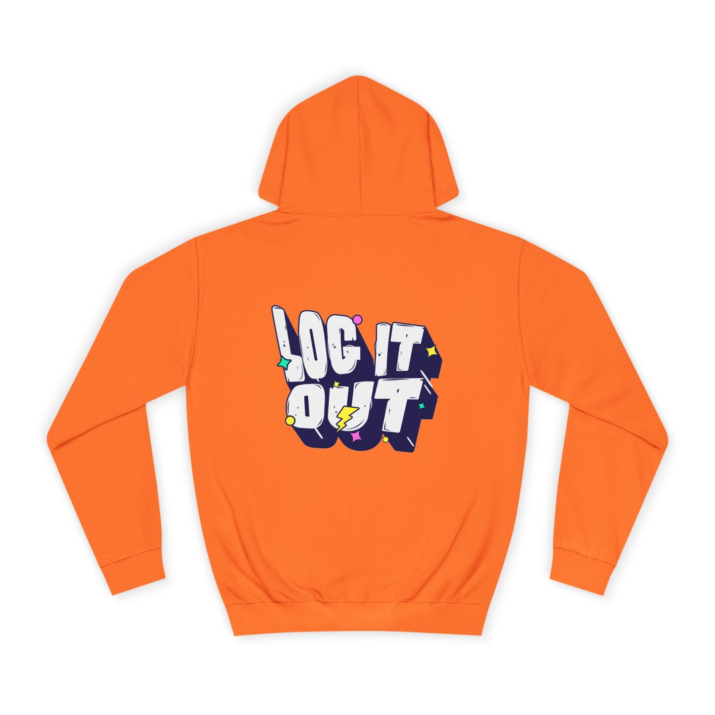 Unisex Hoodie with 'LOC IT OUT' Graphic, Cozy Casual Wear, Perfect for Events, Great Gift Idea