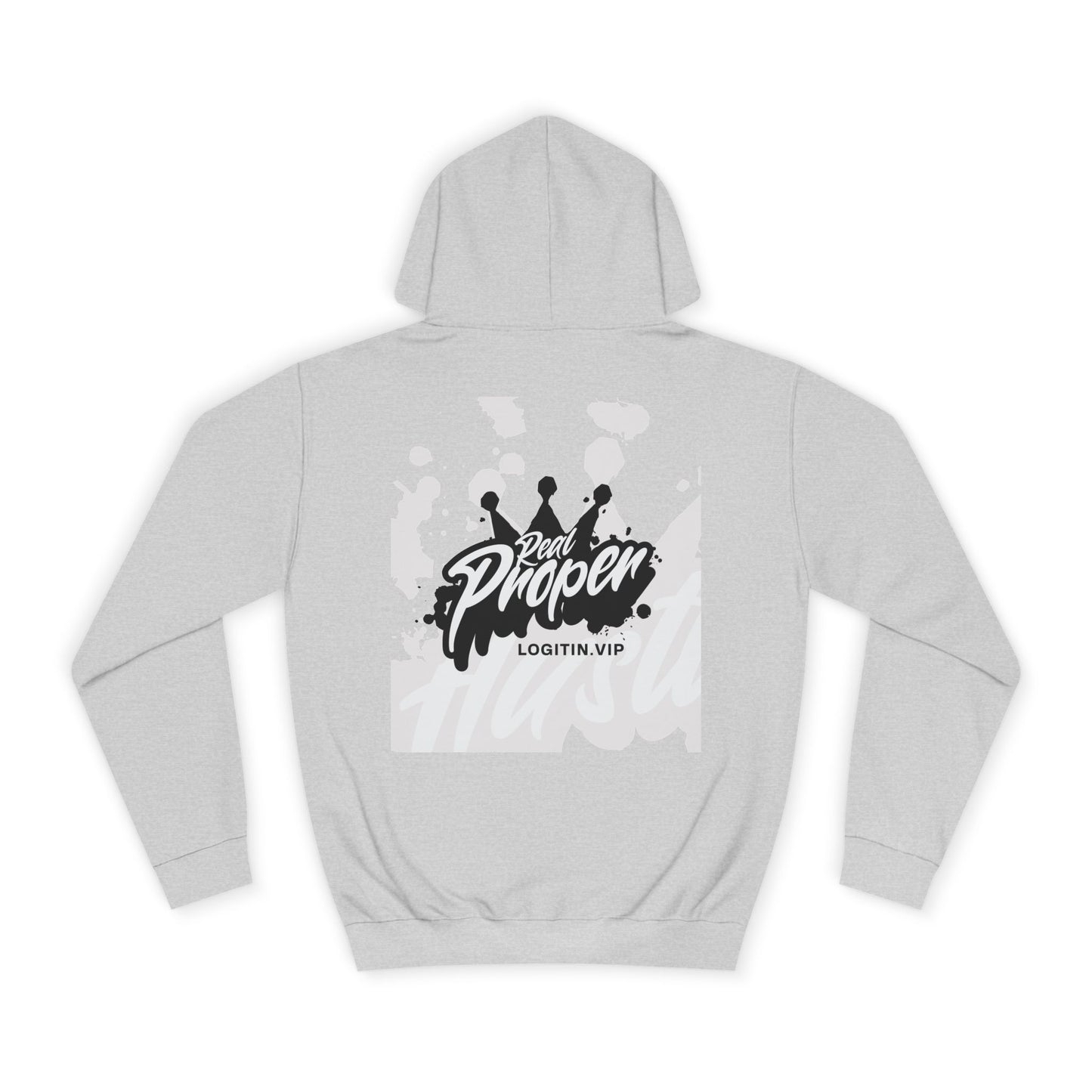 Unisex Hoodie with 'Real Proper' Design | Stylish Casual wear ,Events, Lounge, Gift Idea