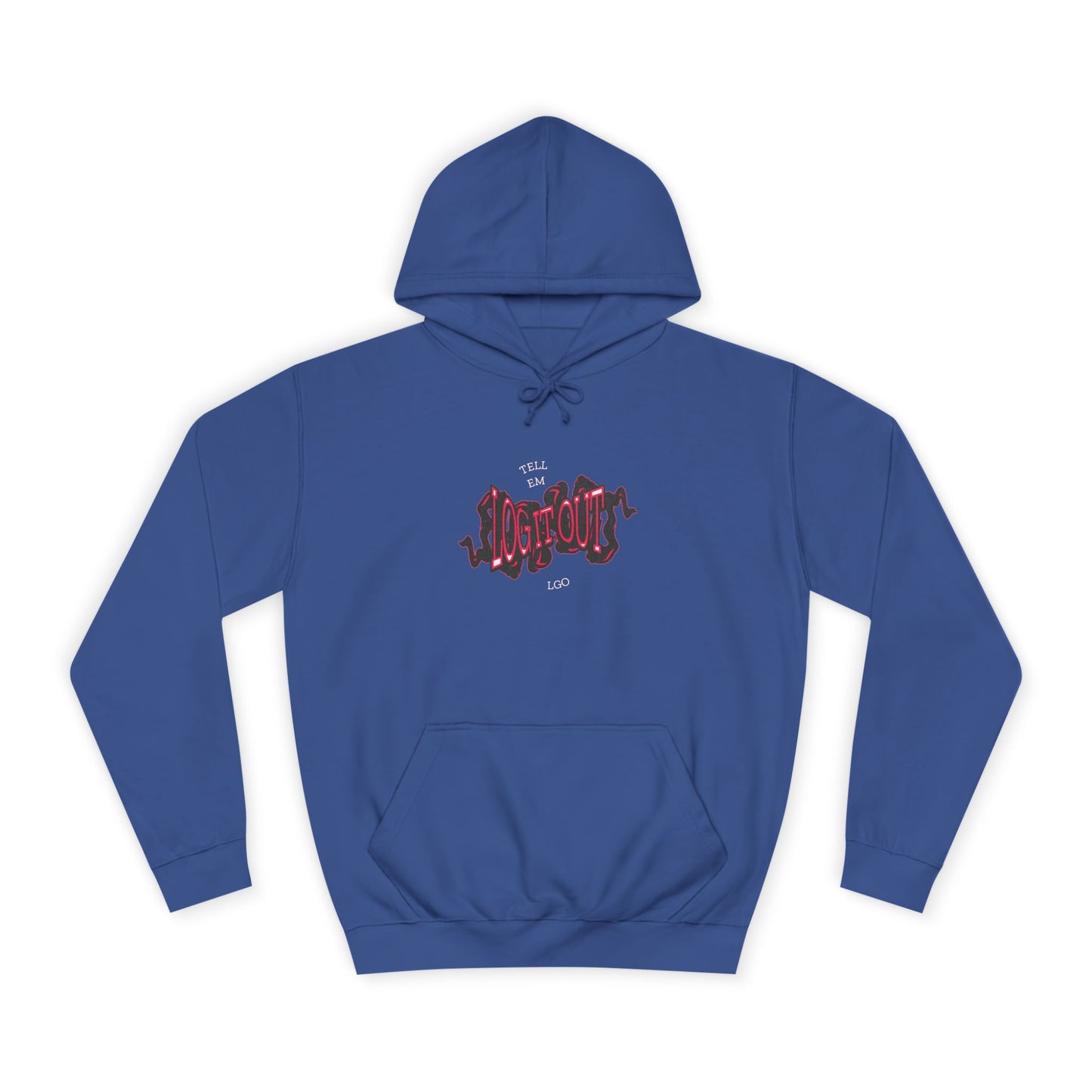 Unisex Hoodie with 'Log it Out' Design, Cozy Sweatshirt,Trendy Apparel, Gift, Lounge Wear, Trendy Hoodie