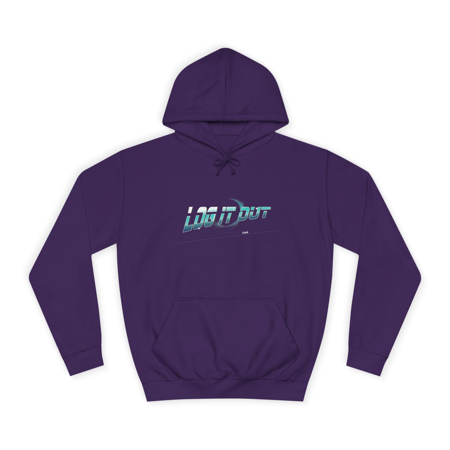 Unisex 'log it out' Hoodie with Retro Style, Ideal for Everyday Wear, Perfect for trendy wear,Gift for Friends