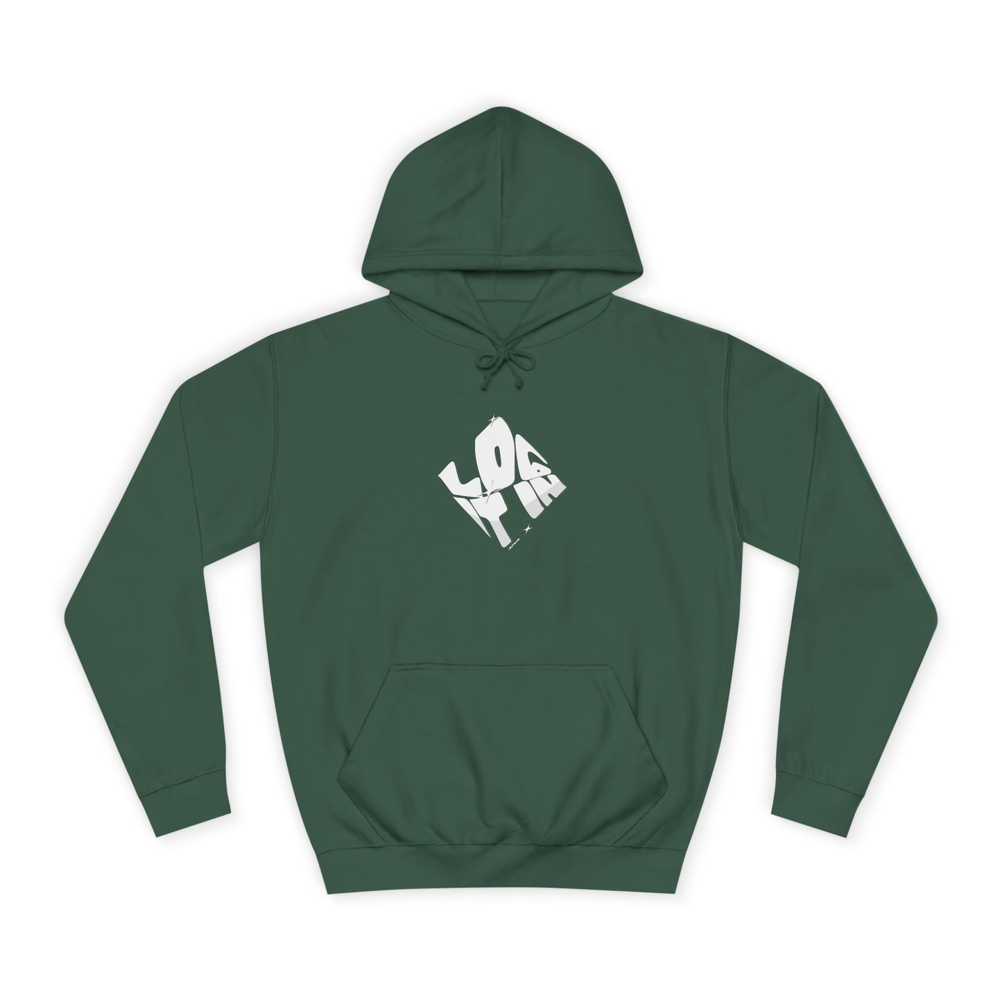 Stylish Unisex Log it in Hoodie - Trendy Wear, Comfortable Everyday Style, Perfect Gift, Graduation, Casual Outings