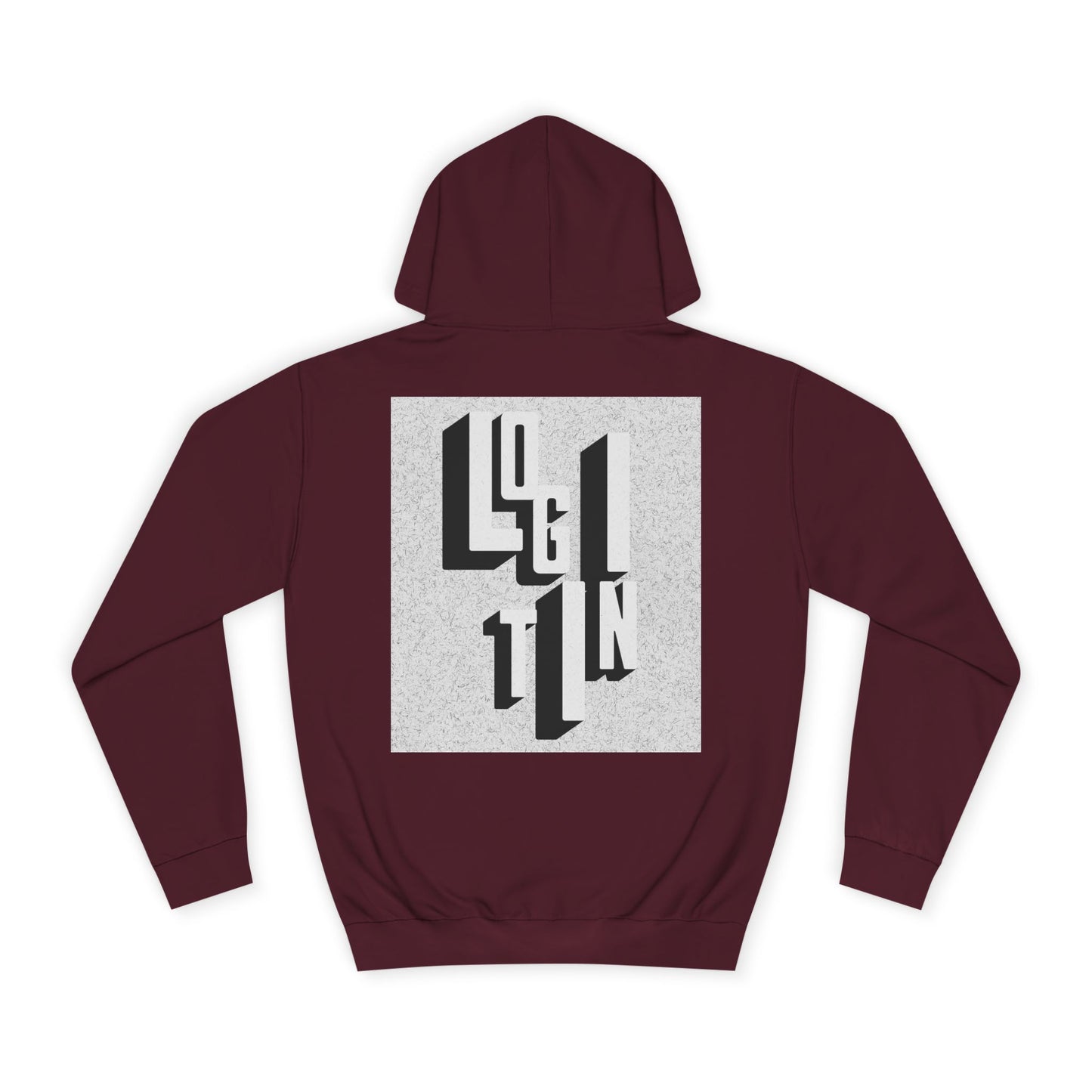 Minimalist Hoodie, Unisex Sweatshirt, Cozy Campus Wear, Student Gift, Modern Graphic Hoodie