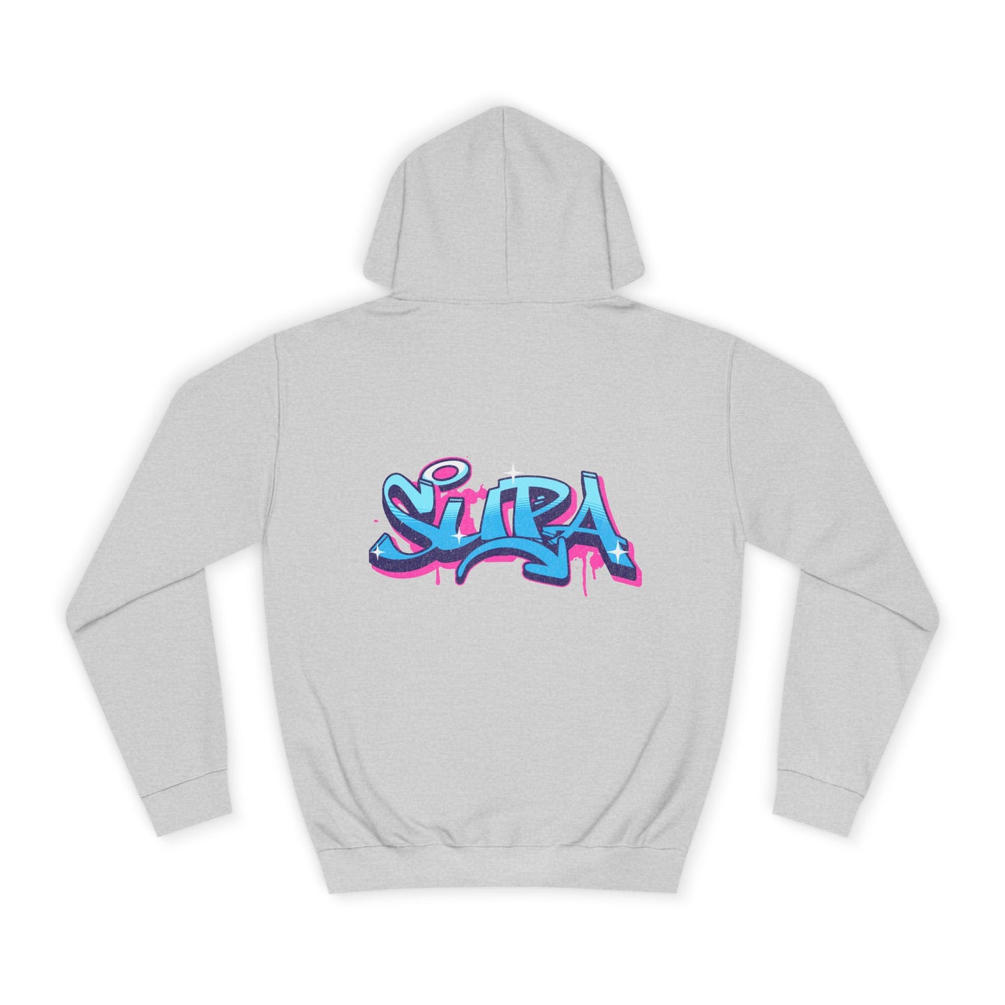 Unisex Hoodie with Colorful Graffiti Design - Casual Streetwear, Custom Apparel, Gift, Everyday Wear, Cozy Layering