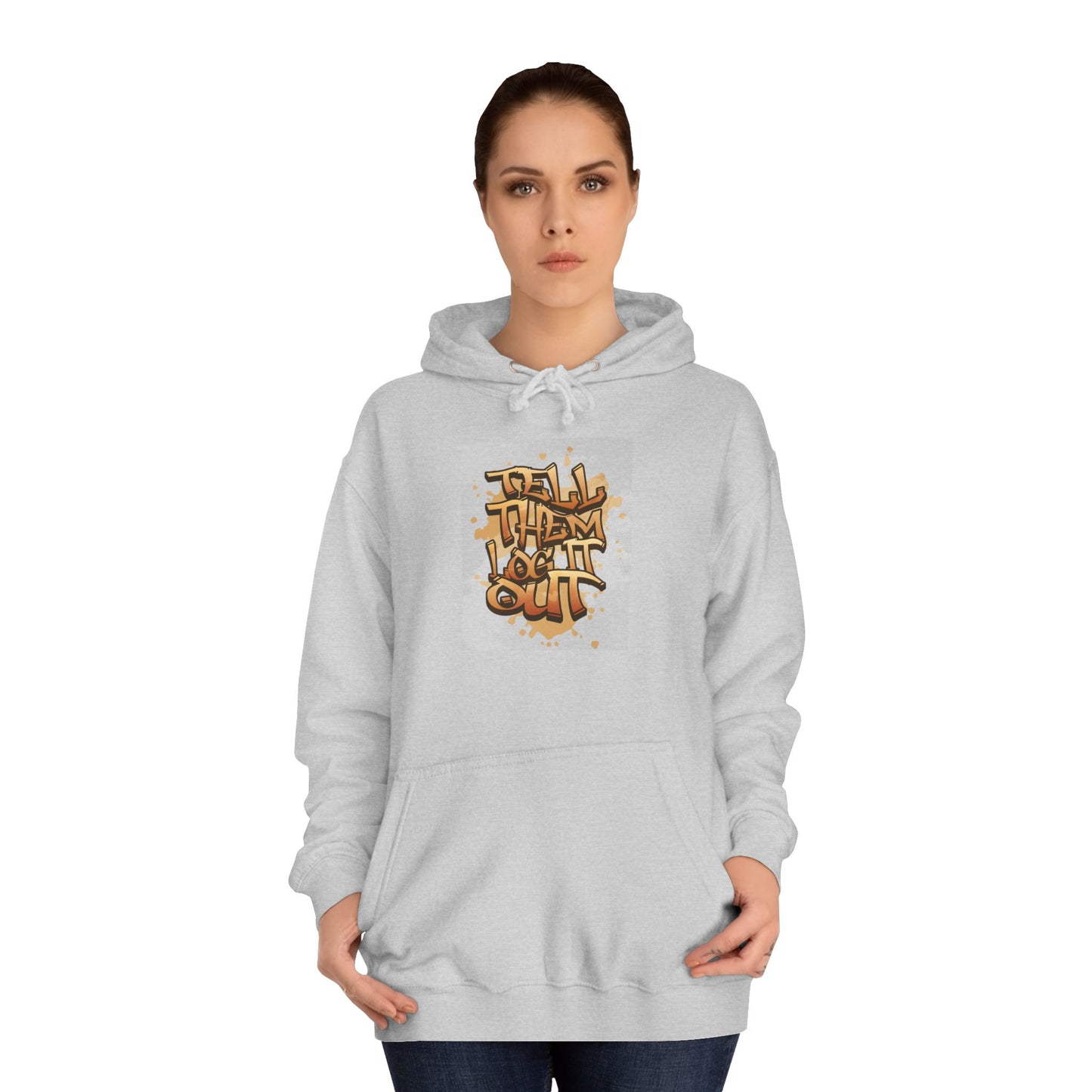 Unisex Hoodie with Graffiti Art, Streetwear Style, Casual Outfit, Gift, Trendy Hoodie for Everyday Life