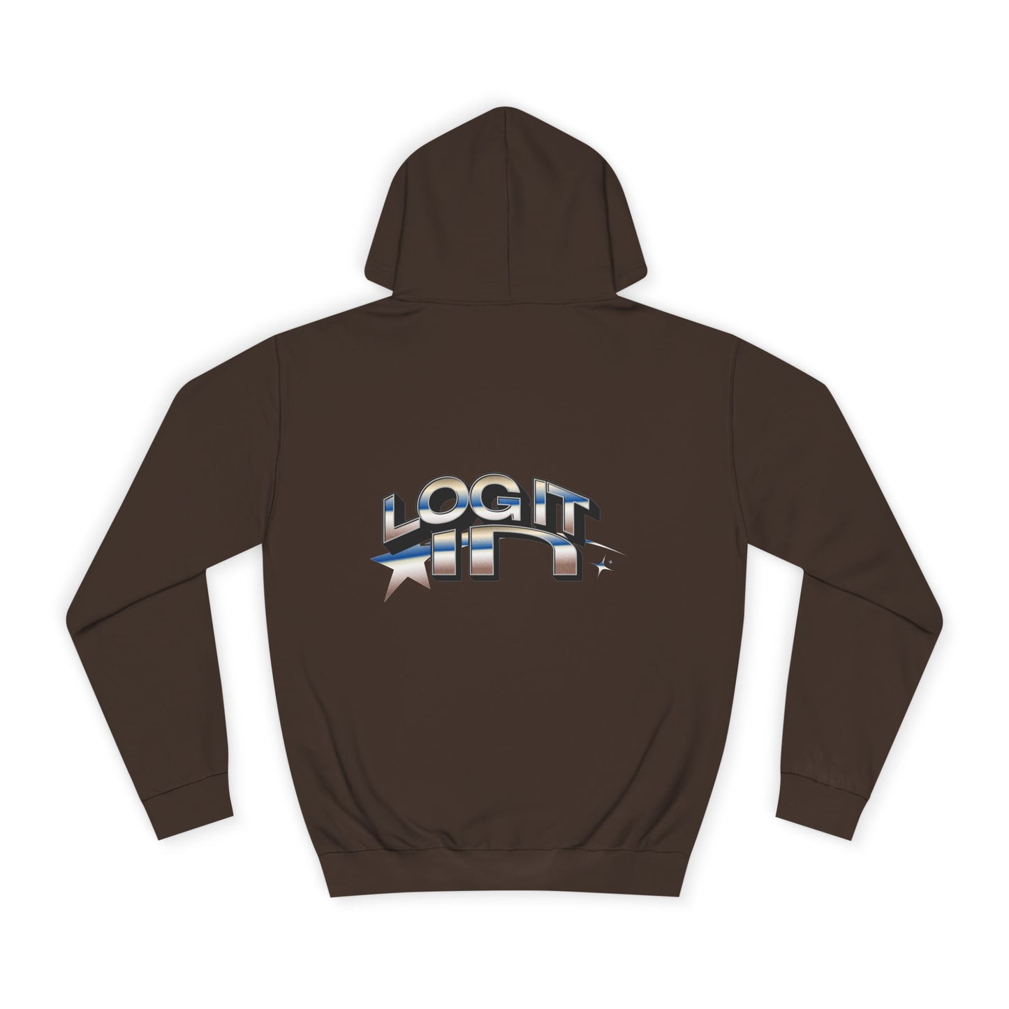 Unisex Hoodie - Log it in Design, Ideal, Cozy Gift, Custom Apparel, Perfect for Graduation, Casual Wear