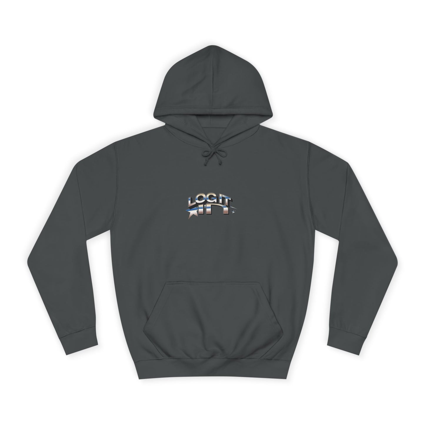 Unisex Hoodie - Log it in Design, Ideal, Cozy Gift, Custom Apparel, Perfect for Graduation, Casual Wear