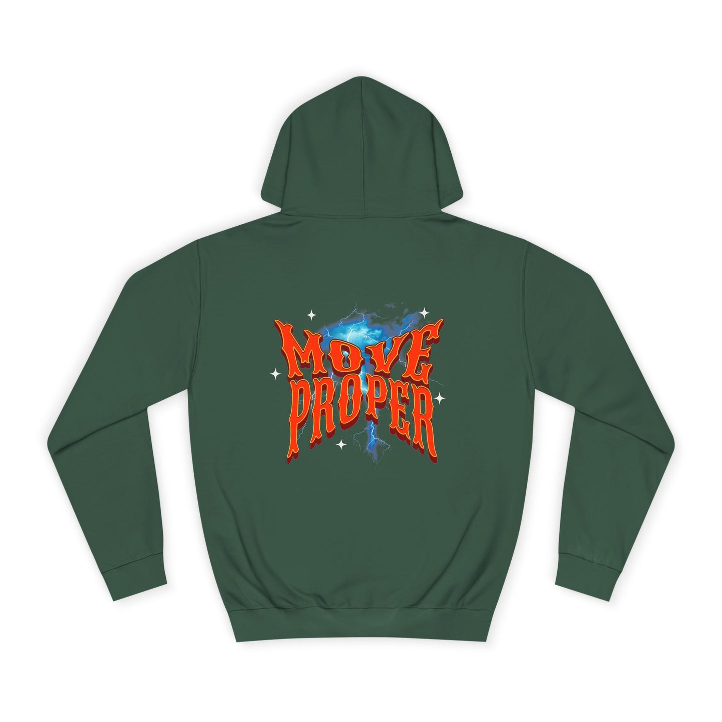 Unisex Hoodie - Move Proper Graphic, Trendy Casual Wear