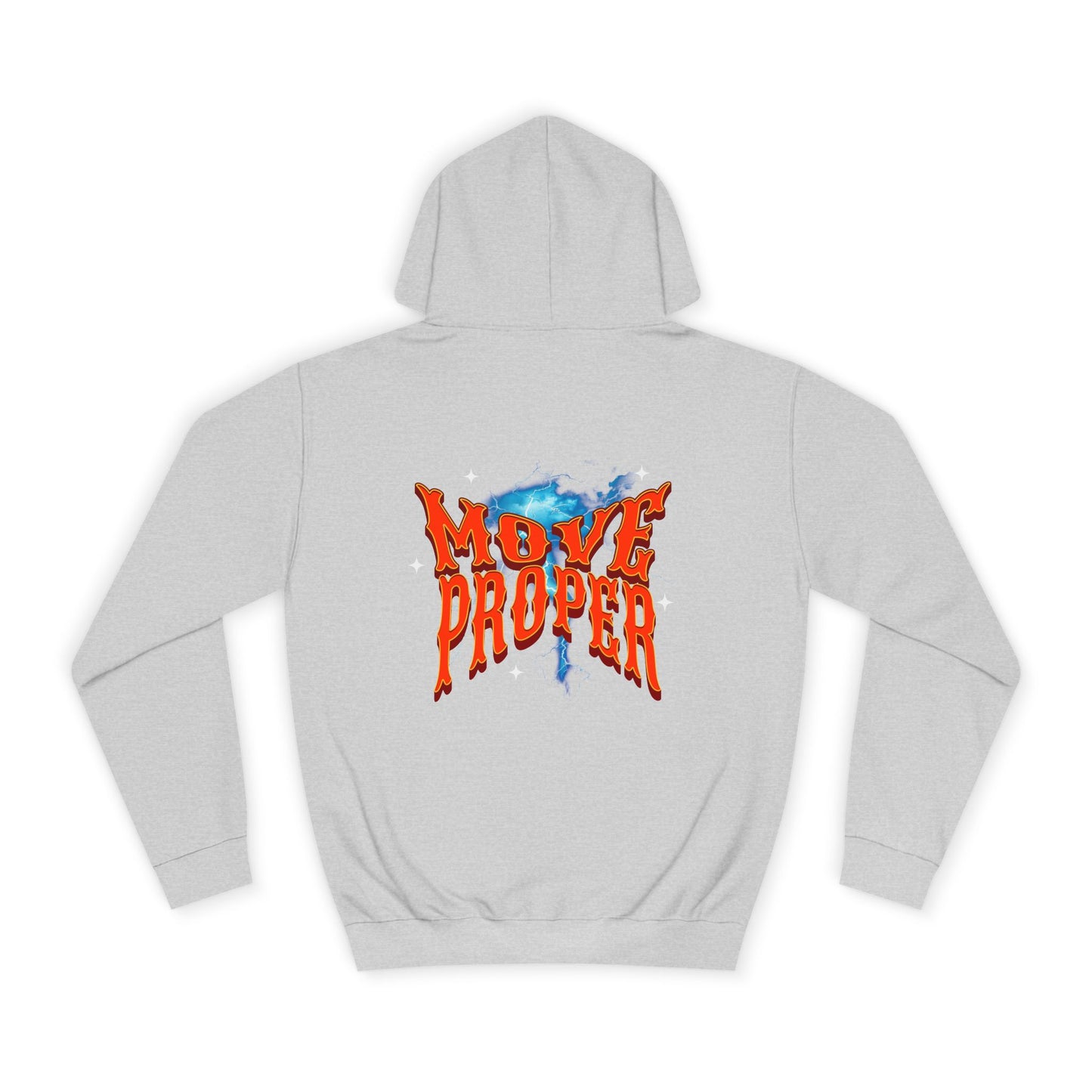 Unisex Hoodie - Move Proper Graphic, Trendy Casual Wear