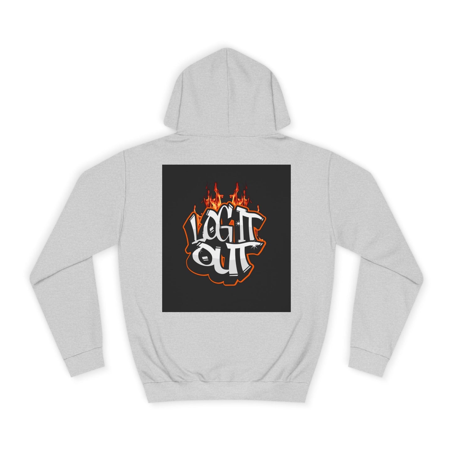 Stylish Unisex Hoodie with 'Log It Out' Design, Cozy Wear, Trendy Streetwear, Perfect for Parties