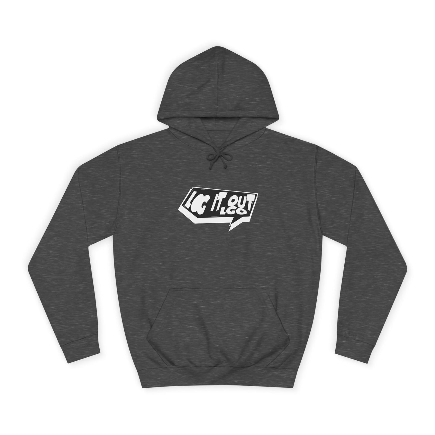 Chill Vibes Unisex Log it out Hoodie - Perfect for Campus Wear, Gifts, Casual Outfits, Fall/Winter Style, Cozy Fashion