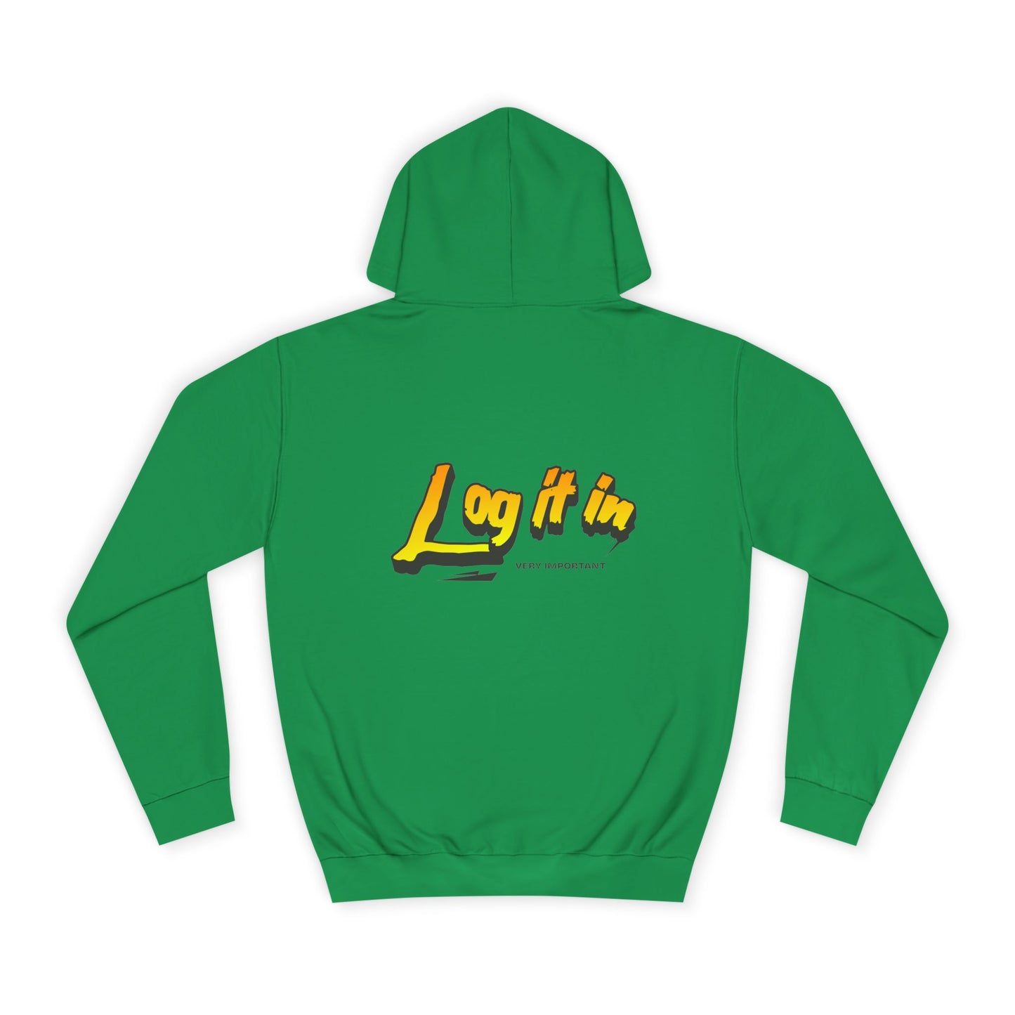 Vibrant Unisex Hoodie - Perfect for Every day Life, Cozy Fall Days, Gifts, Casual Wear, Log it In Design